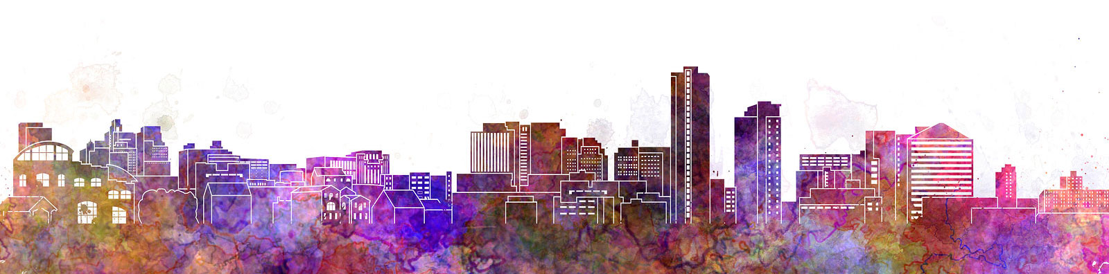 Wilmington Delaware Skyline